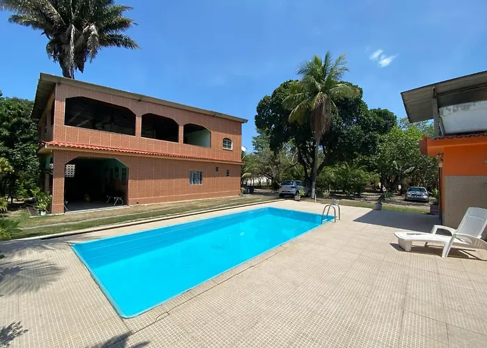 Casa Inteira Entre Guaratiba E Campo Grande, Rio De Janeiro, Rj - A 40 Min Da Praia, Proximo Ao Estadio Miecimo Da Silva E Park Shopping-Ideal Para Descanso, Encontros, Festa E Lazer-3000 M2
